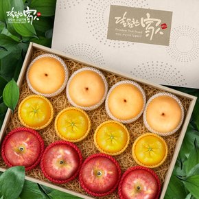 [9/21(월) 오전 9시결제건까지 명절전배송][달콤한가]프리미엄 국산과일 혼합세트 1호(사과4과+배4과+황금향4과)