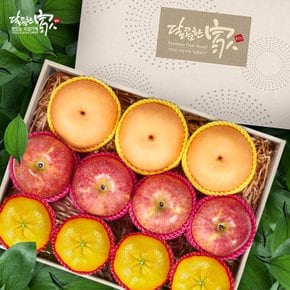 [9/21(월) 오전 9시결제건까지 명절전배송][달콤한가]프리미엄 국산과일 혼합세트 1호(사과4과+배4과+황금향4과)
