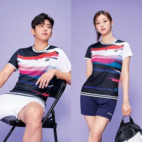 233TS023 233TS024 배드민턴 남성 여성 티셔츠 2023FW