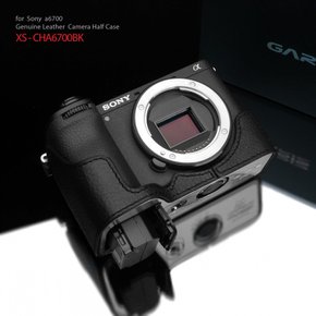 GARIZ SONY α6700용 가죽 카메라 케이스 XS-CHA6700BK 블랙