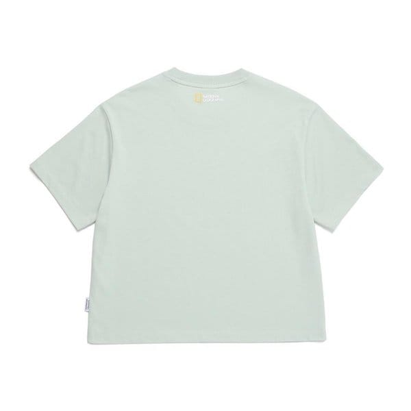[부산점] N252WTS020 069 내셔널지오그래픽 여성용 W` 리젠아스킨 세미크롭 그래픽 반팔 티셔츠