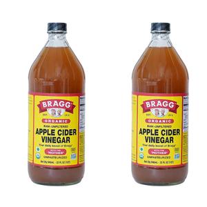  미국직구 Bragg 브래그 애플 사이더 비네거 애사비 사과식초 946ml 2팩
