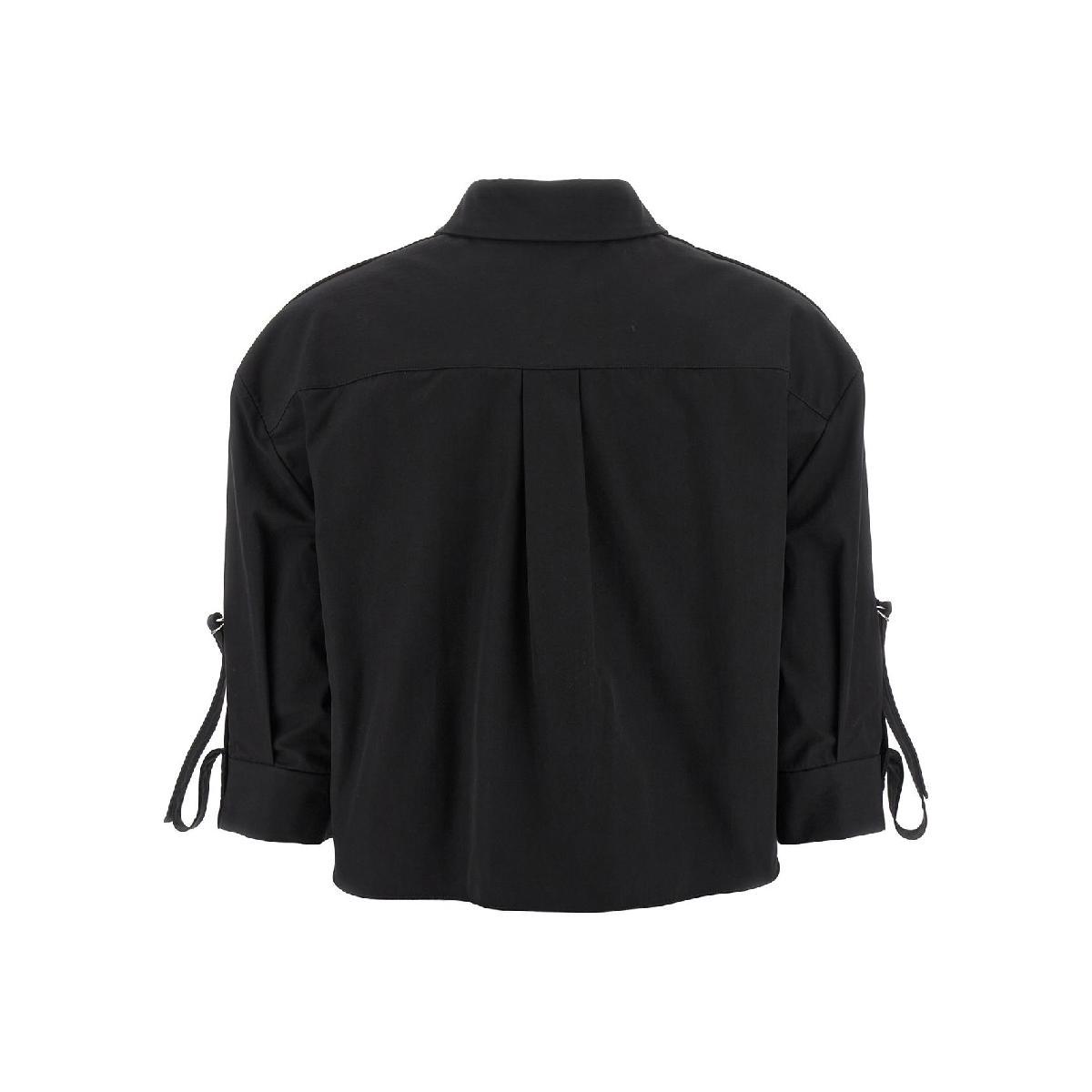 Tシャツ・カットソー GIOVANNI BEDIN SS25 Cropped shirt (GB25068 BLACK) GIOVANNI BEDIN Cropped shirt GB25068BLACK - 신세계몰