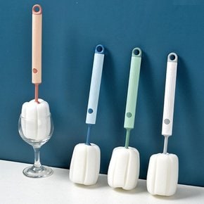 헤드교체형 버블 텀블러 세척솔 세척 브러쉬 텀블러솔 젖병솔 물병 젖병 브러시