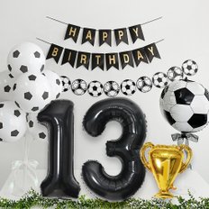 H.B.D 축구 트로피 파티 세트 13