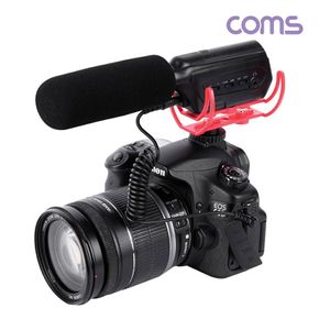 Coms 샷건 마이크 DSLR 미러리스 카메라 스마트폰 3.5