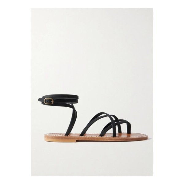 제노비 가죽 샌들 블랙 46376663162859885