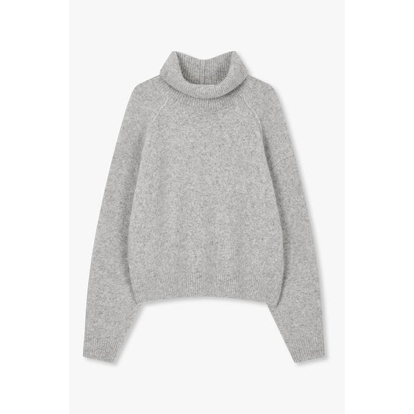 알파카 블렌드 터틀넥 풀오버 니트 9105452C04086