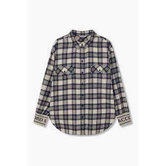 VOV [파주점] 코튼 블렌드 체크 패턴 포켓 셔츠 7125360503