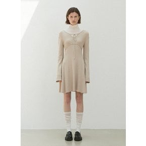 (OP-6225)JENNA RIBBON KNIT DRESS