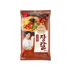 삼립 하이면 강릉식 장칼국수 2인분 즉석간편조리 412g x 4개