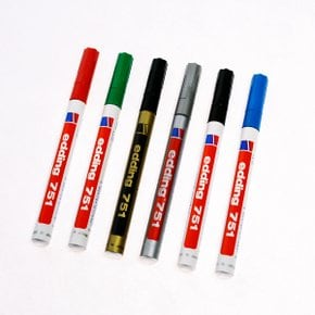 에딩e-751 페인트마카 녹색(4) 1.0~2.0mm 녹색(4)