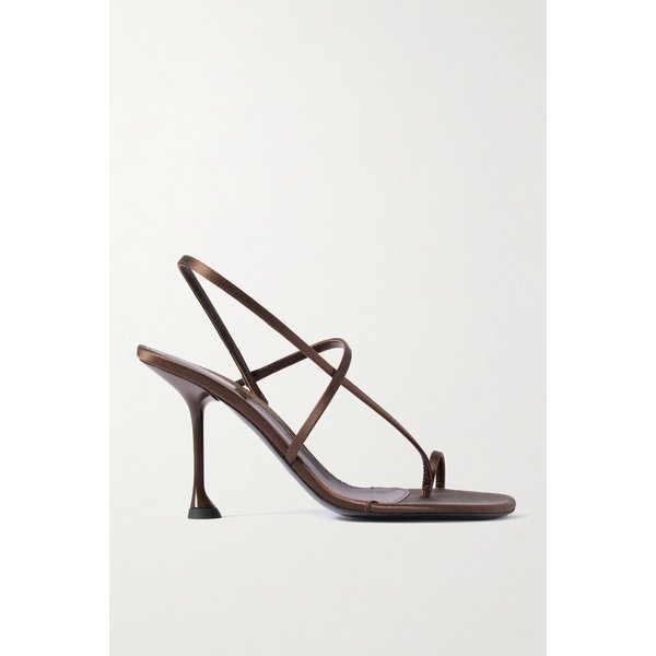 프로엔자슐러 티 새틴 슬링백 샌들 버건디 46376663162978415