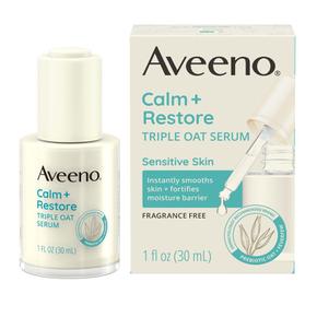 [해외직구] Aveeno 아비노 캄 리스토어 트리플 오트 페이스 세럼 30ml 2팩