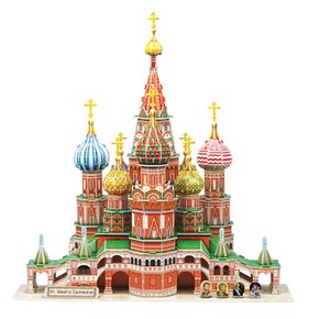 상크트 바실리 대성당 - 러시아 랜드마크 세계 건축물 3D퍼즐 만들기