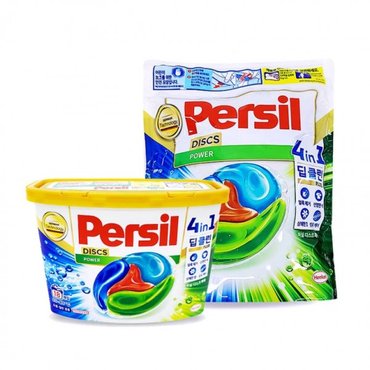  Persil 실용적인 디스크파워 드럼일반겸용 캡슐 세탁세제/ 강력한 세척력/ 빨래