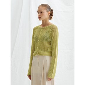 BENNY CARDIGAN (APPLE GREEN)