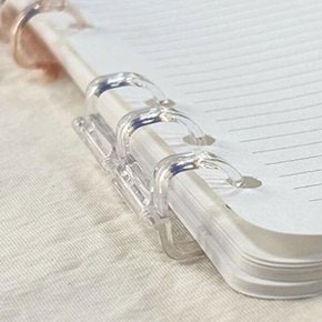 느낌상점 셀프 제본 바인더링 플라스틱 삼공링 3공 D링 O링 루즈링 바인더 제작 3단 재료 루즈리프