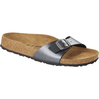 버켄스탁 버켄스탁(BIRKENSTOCK) 마드리드 Metallic Black 레귤러 3033302001