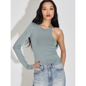 BAMBOO ONE SIDE CUTOUT TOP (ECO-FRIENDLY)_T316TP123