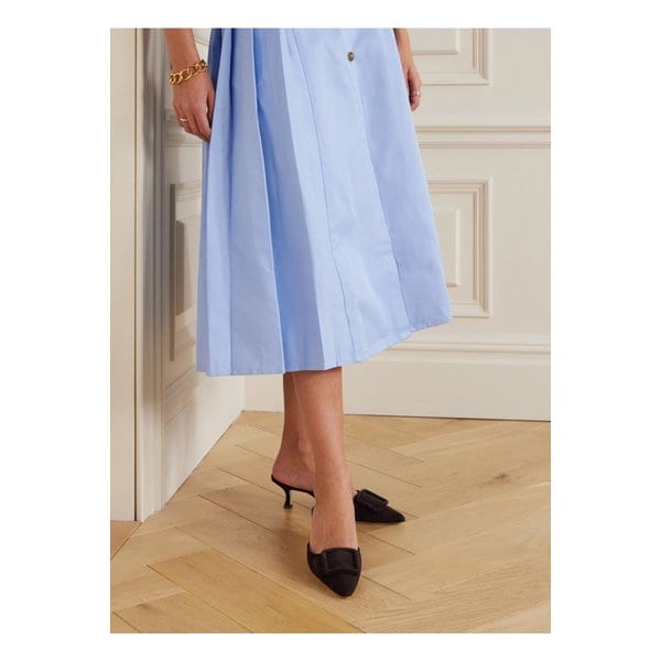 메이세일 버클 스웨이드 뮬 50mm 다크 브라운 1647597338642790