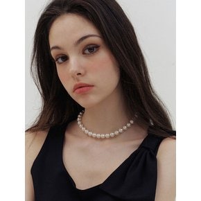 classic swarovski pearl necklace (10mm)