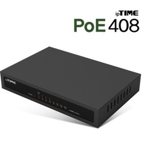 아이피타임 PoE408 8포트 스위칭 허브4포트 PoE (W1FC1EC)