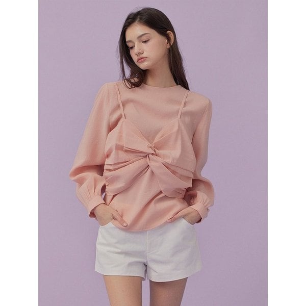 에티즈 뷔스티에 블라우스 세트