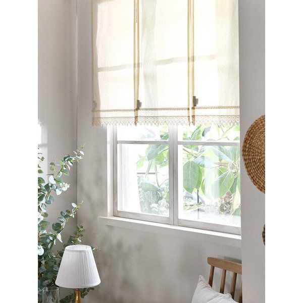 내츄럴 레이스 가리개커튼