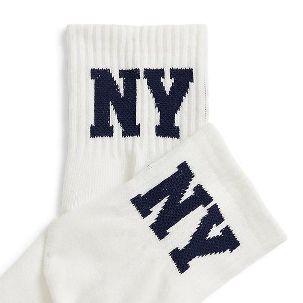 남성 NY 코튼 블렌드 쿼터 크루 삭스(MAPOHOS03420985100)