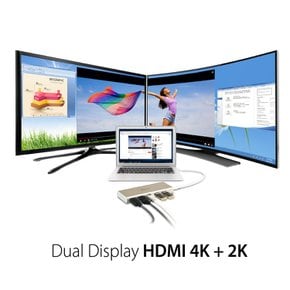 j5 create JCD381 USB Type-C Dual HDMI 미니 도크