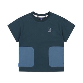 우븐 포켓 믹스 쿨맥스 티셔츠 RB 0108 그린