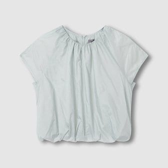 JAJU 여 소프트 셔링 반팔 티셔츠 J1162010870BA