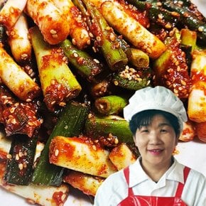여수 돌산 토박이 대파김치 1kg