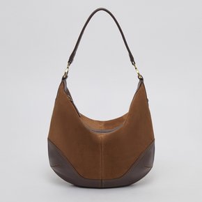 Tondo hobo bag(Suede brown)_OVBAX24541SBR