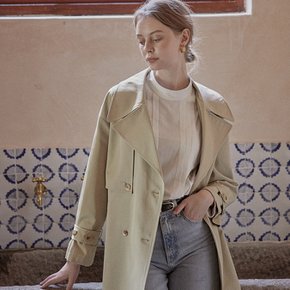 Mary double-breasted French coat