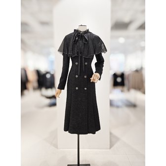 아이잗컬렉션 [파주점] [더아이잗컬렉션]럭스 트위드 더블 버튼 원피스 CR3A0OP921