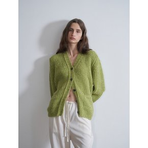 OMBRE KNIT OUTER  (PISTACHIO)