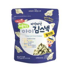 처음먹는 아이 김스낵 - 멸치맛 20g