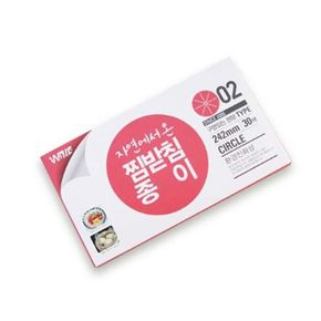 주방살림 자연에서 온 찜받침종이 구멍O 원형 242mm 30매