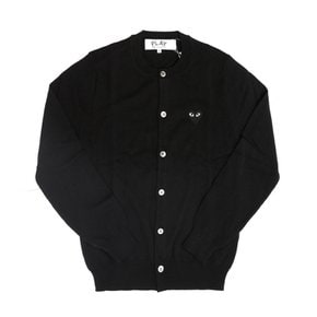 AX-N023-051 1 PLAY 플레이 블랙 하트 와펜 공용 가디건