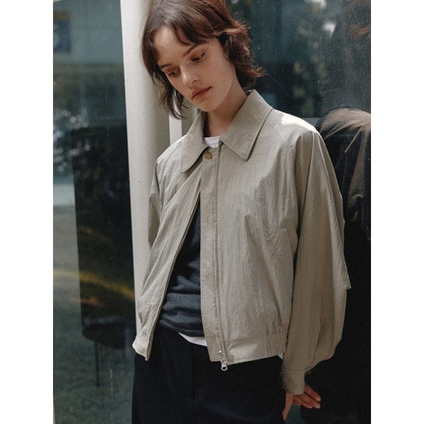 Collar Bomber Jacket_2color