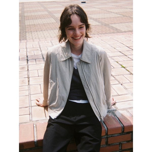 Collar Bomber Jacket_2color
