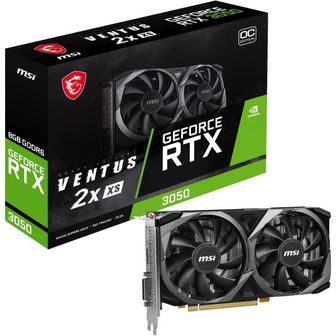  영국 MSI 그래픽카드0108 GeForce RTX 3050 VENTUS 2X XS 8G OC Gaming Graphics Card 8GB GDDR6