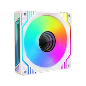 스톰 인피니티 ARGB PWM 리버스 120mm 화이트 3팩 시스템쿨러 쿨링팬
