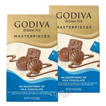  [1+1]고디바 마스터피스 레전더리 밀크 초콜릿 대용량 423g GODIVA MASTERPIECES ASSORTMENT OF