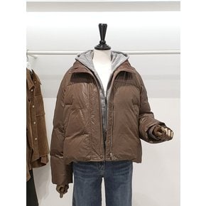 [파주점] 쥬크 주크 하이넥 글로시 구스 숏 패딩점퍼 V254PSG945