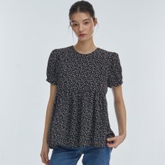 Any ShortSleeve Blouse Black