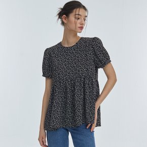 Any ShortSleeve Blouse Black