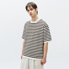 멀티 스트라이프 크루넥 니트 크림 ZH3KT311CR